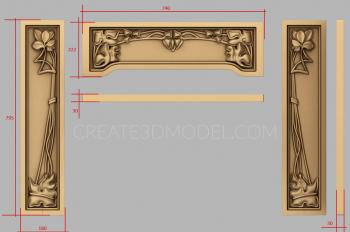نموذج ثلاثي الأبعاد لآلة CNC المواقد 